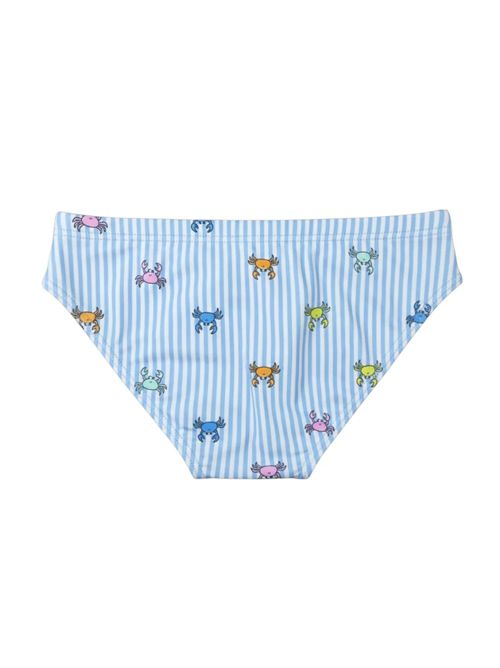 Mc2 Saint Barth Slip Da Bagno Billy A Righe Con Granchietti MC2 SAINT BARTH | BIL0001/01081L